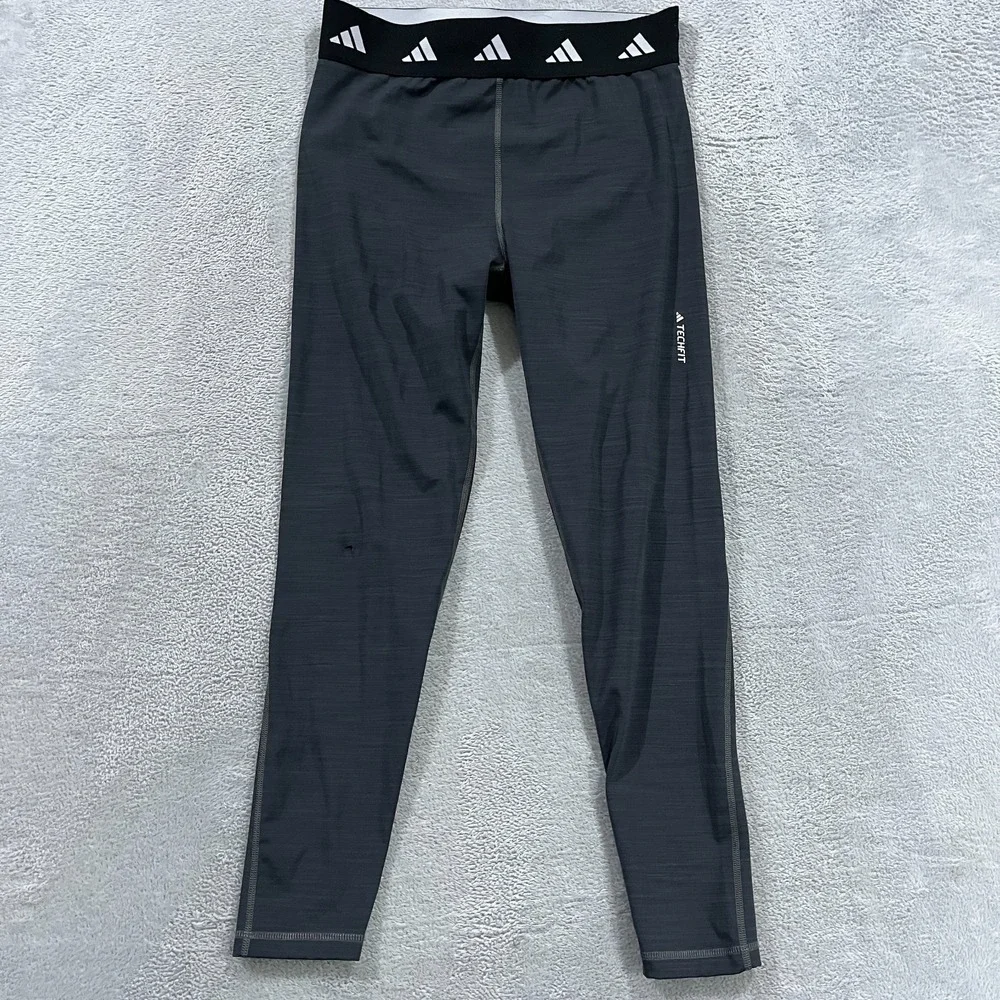 Adidas Techfit Compression Pants Mens Medium Aeroready workout gym Stretch